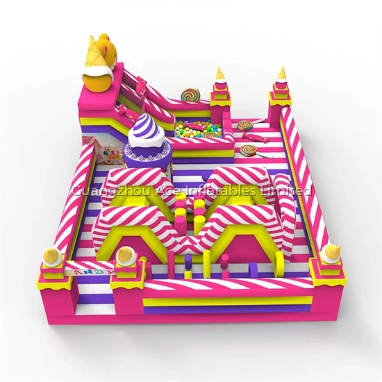 Candy Inflatable Theme Park Kids Girl Playground Fun City price