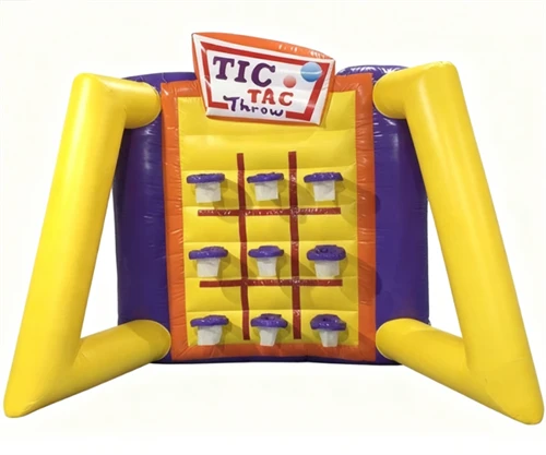 Inflatable Tic Tac Toe Ball Hoops Basketball Shooting