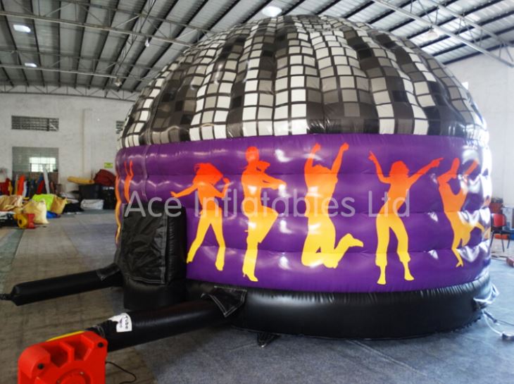 inflatable disco bounce house