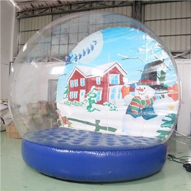 Globe gonflable gonflable de neige de 4m
